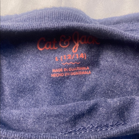 Cat & Jack Bundle Kids Navy Blue Graphic T-Shirts Size  L (12/14) - Picture 6 of 6
